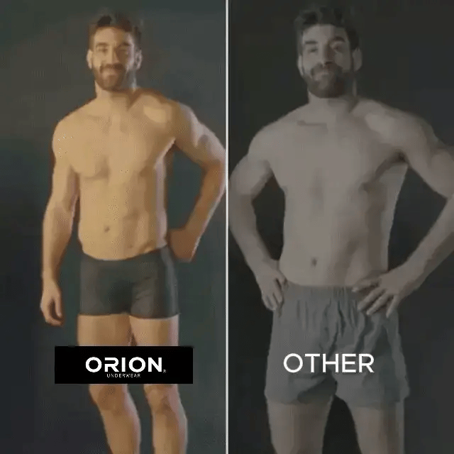 (LT)v2 – 5 dalių ORION aukščiausios kokybės bambukinių trumpikių rinkinys